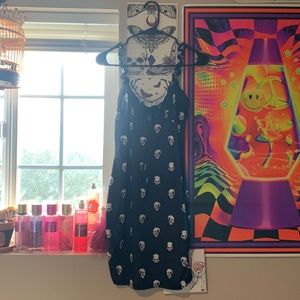 Black Skull Sun Dress